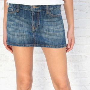 Brandy Melville Malia Denim Mini Skirt